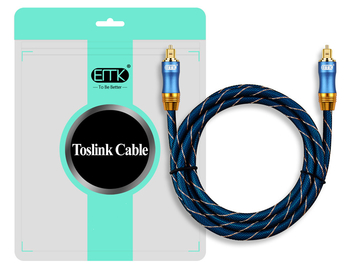 Digital Fiber Optical Audio Cable, Optical Audio Toslink cable, Optical Fiber Male to Male Cable