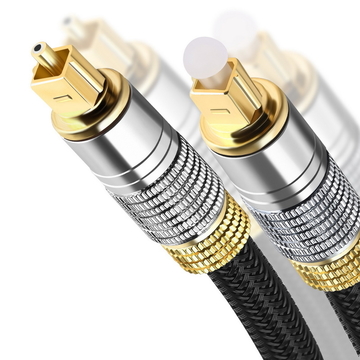 Digital Fiber Optical Audio Cable, Optical Audio Toslink cable, Optical Fiber Male to Male Cable