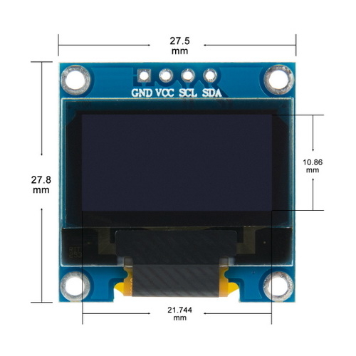 0.96 oled display Blue I2C IIC Serial 128x64 OLED LCD LED ssd1309 0.91 inch oled display Module for Arduino Raspberry Pi Display