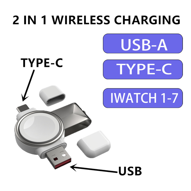 USB C Portable Wireless Charger